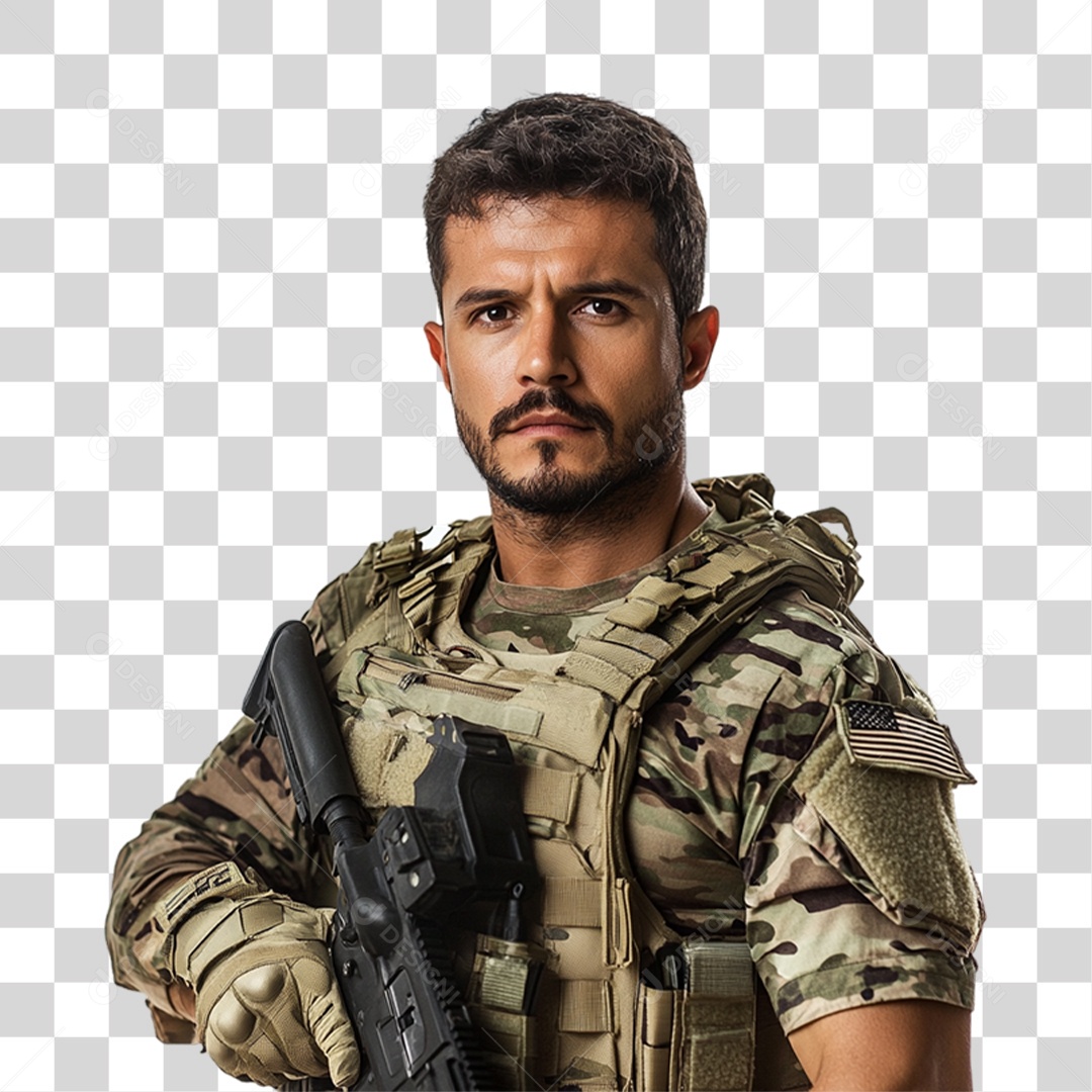 Soldado Brasileiro PNG Transparente