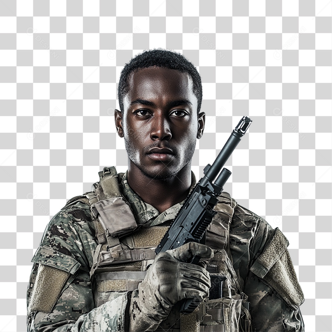 Soldado Brasileiro PNG Transparente