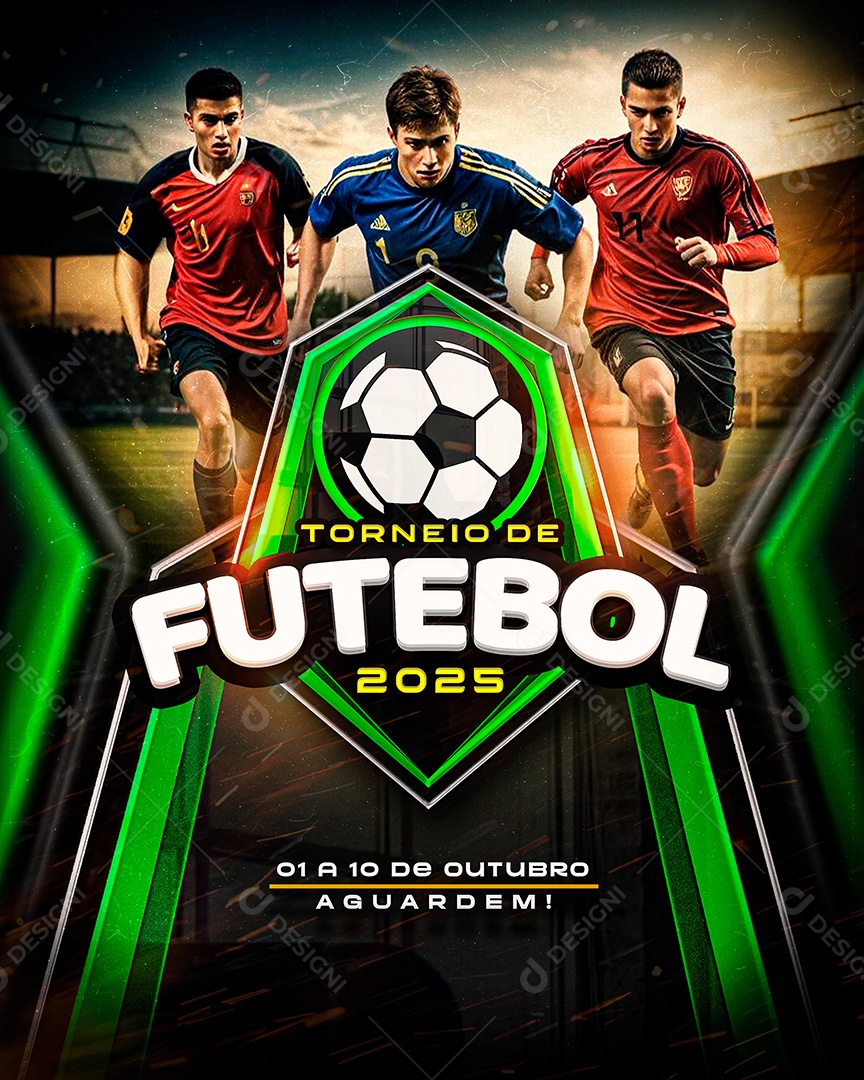 Torneio Futebol Social Media PSD Editável