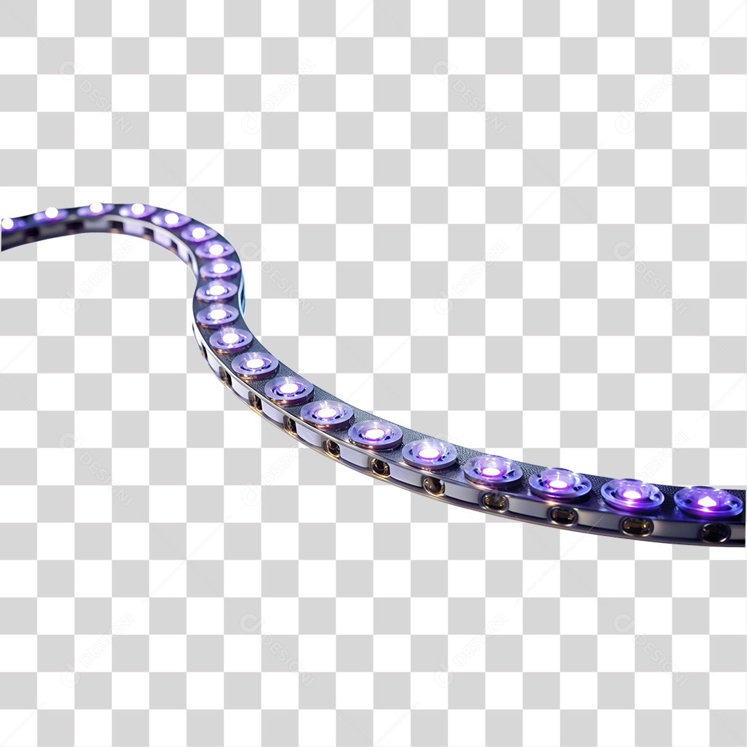 Corrente Cores Metal PNG Transparente