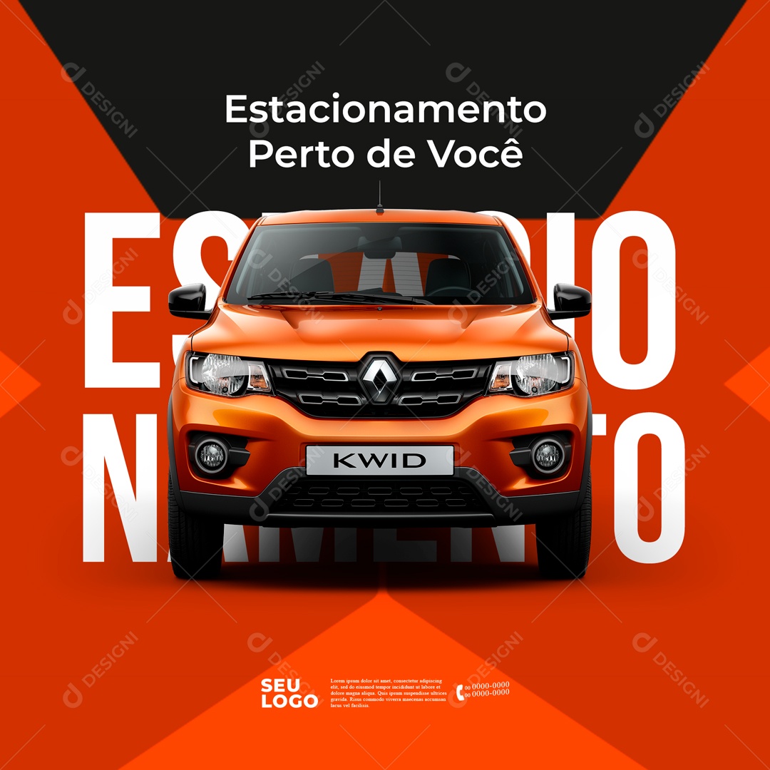 Estacionamento Estacionmento Peto de Você Social Media PSD Editável