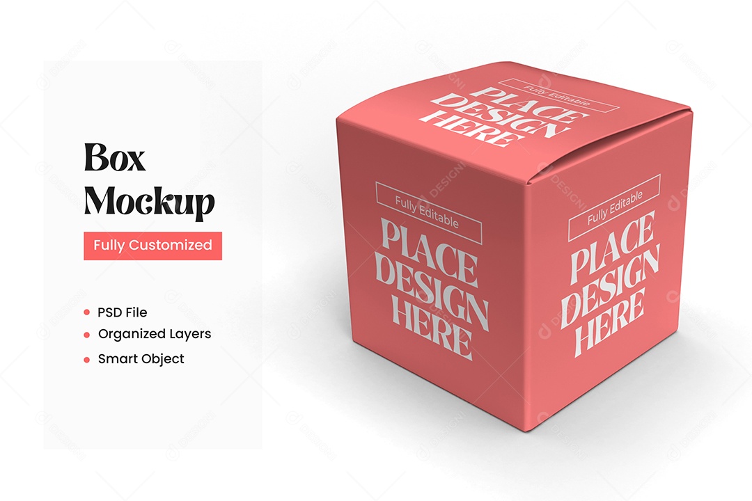 Mockup de Caixa PSD Editável