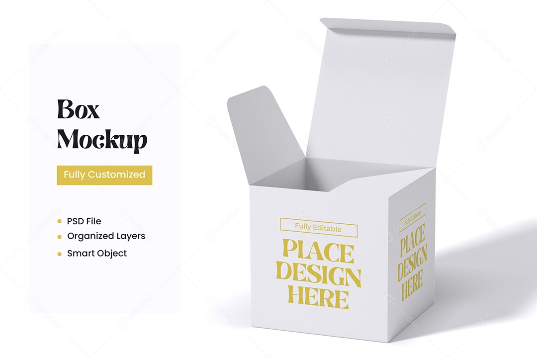 Mockup de Caixa PSD Editável