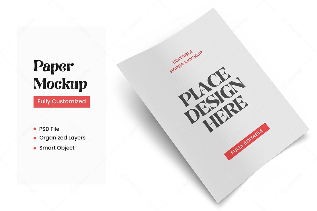 Editable PSD Flyer Mockup