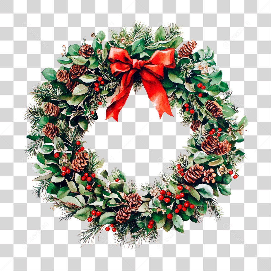 Arranjo Circular de Flores PNG Transparente