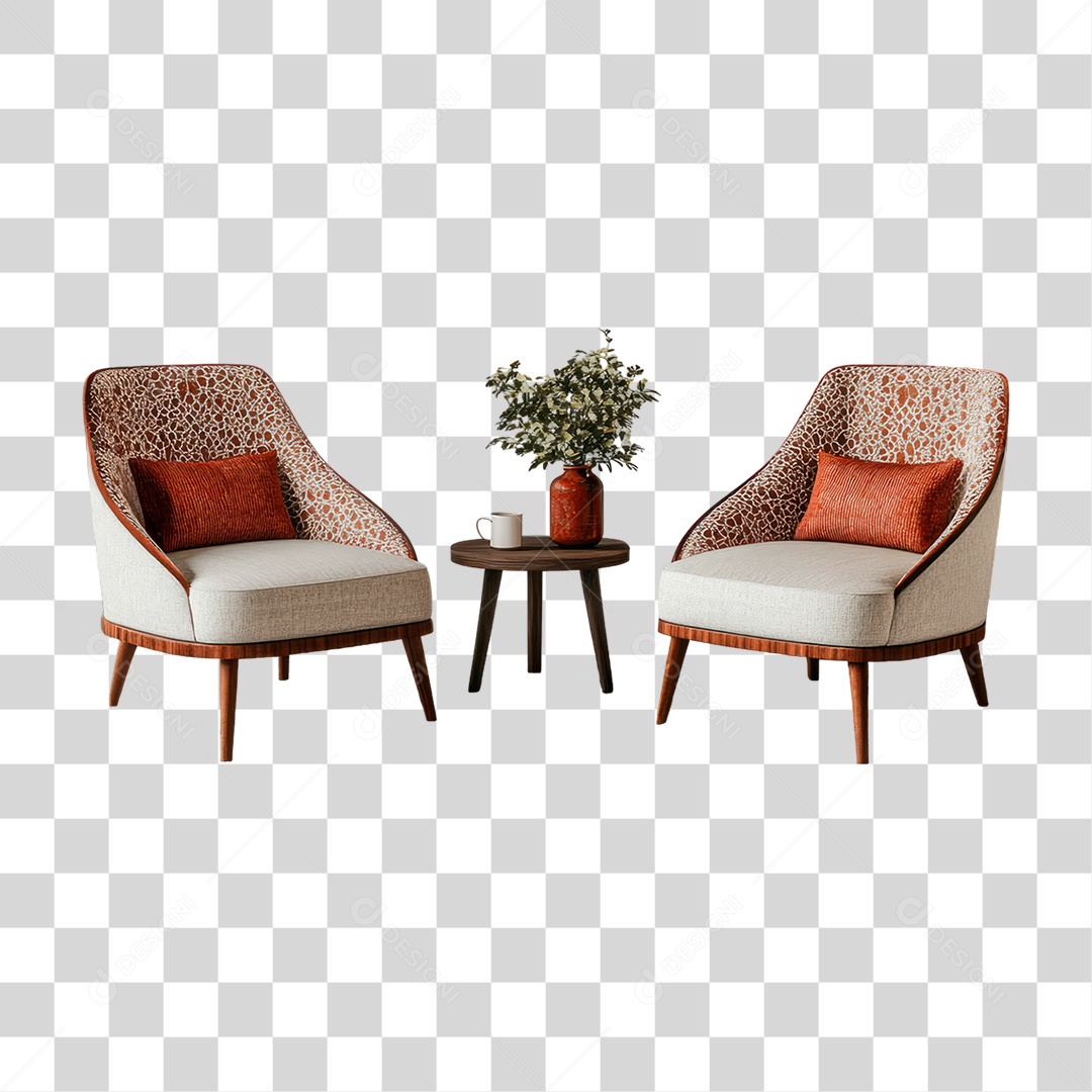 Poltronas de Couro PNG Transparente