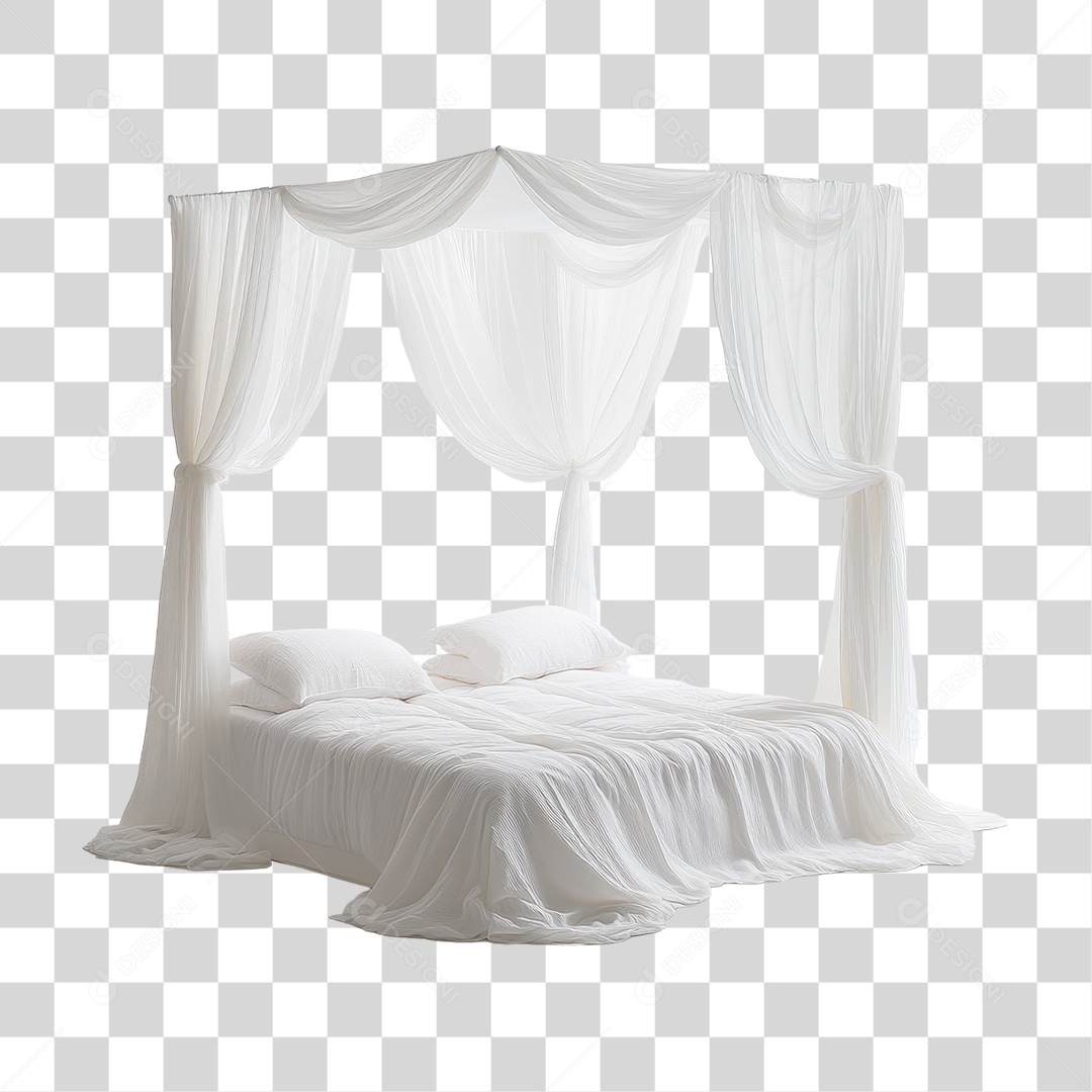 Cama de Casal PNG Transparente