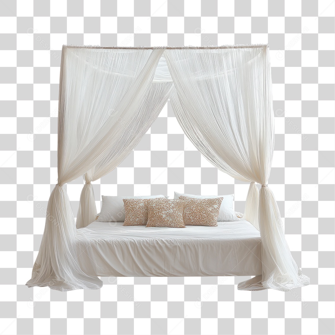 Cama de Casal PNG Transparente