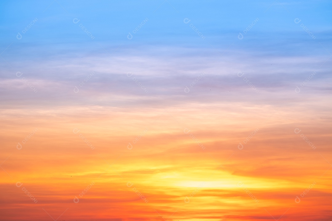 Fundo abstrato de um lindo céu