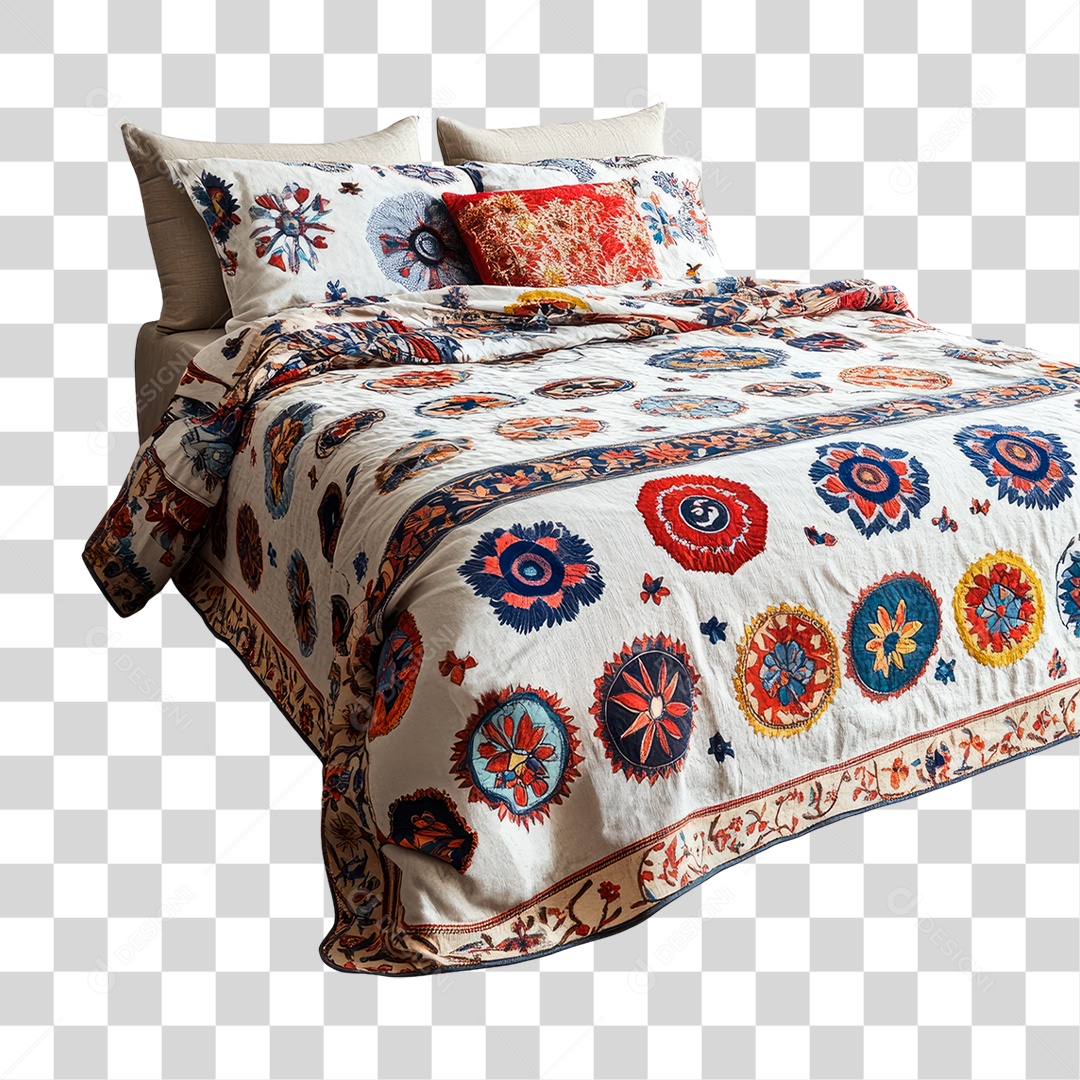 Cama de Casal PNG Transparente