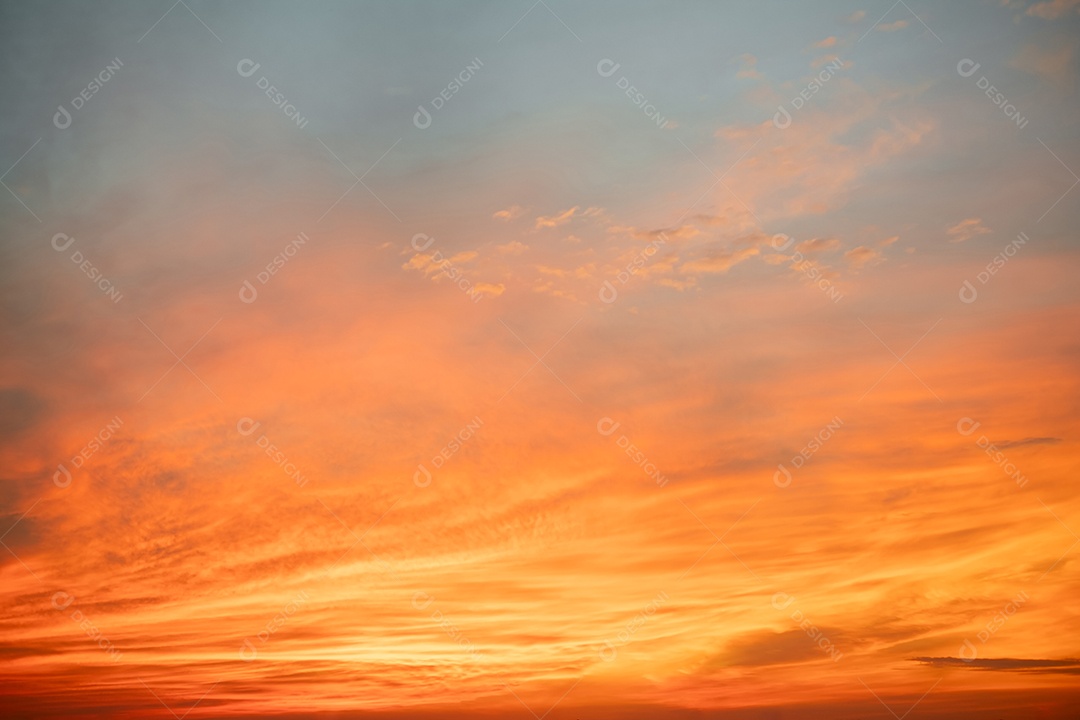 Paisagem linda de um céu