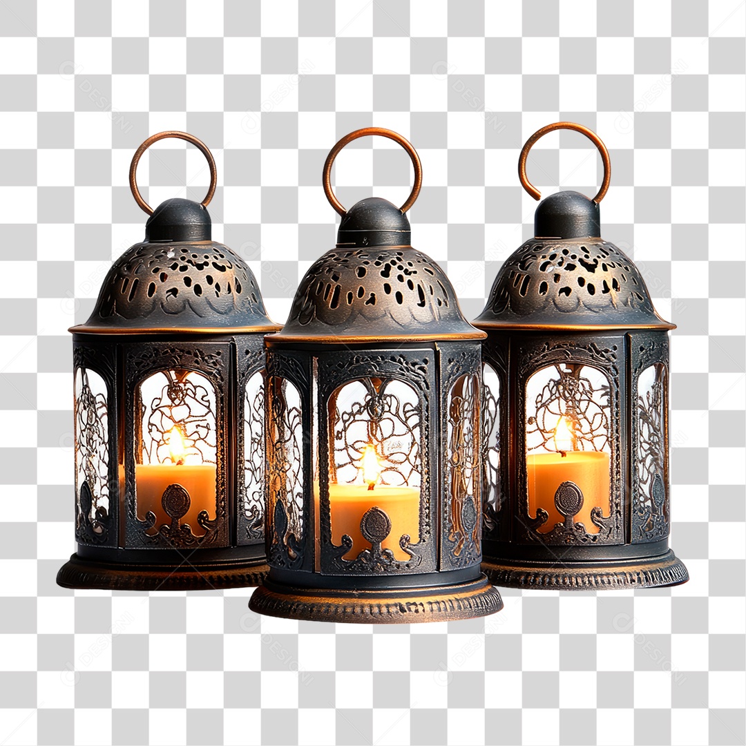 Lanternas Islâmica PNG Transparente