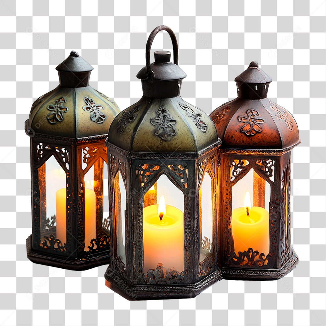 Lanternas Islâmica PNG Transparente