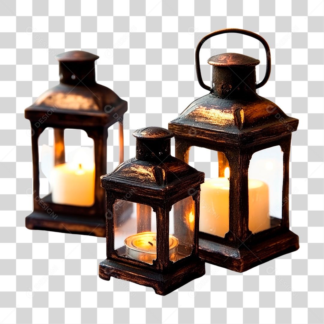 Lanternas Islâmica PNG Transparente