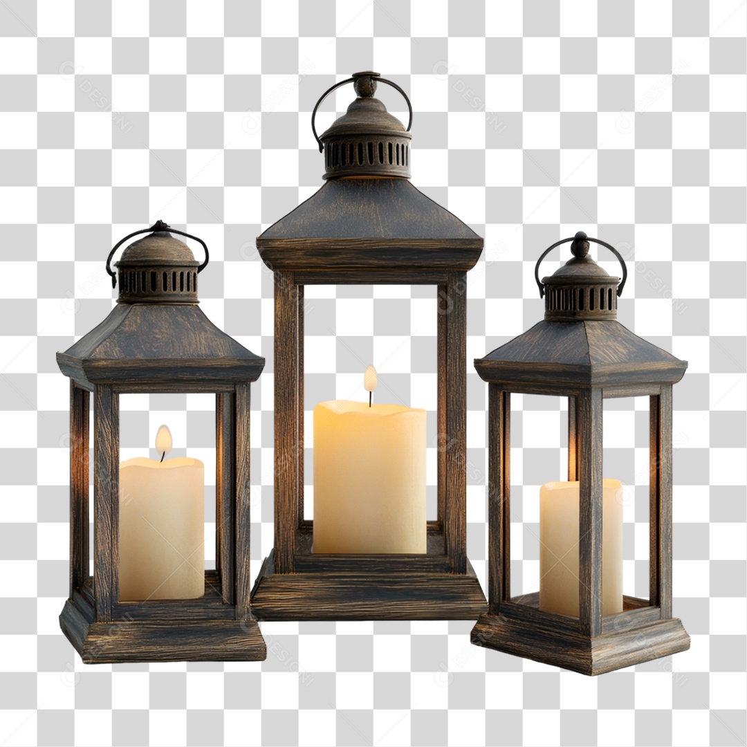 Lanternas Islâmica PNG Transparente