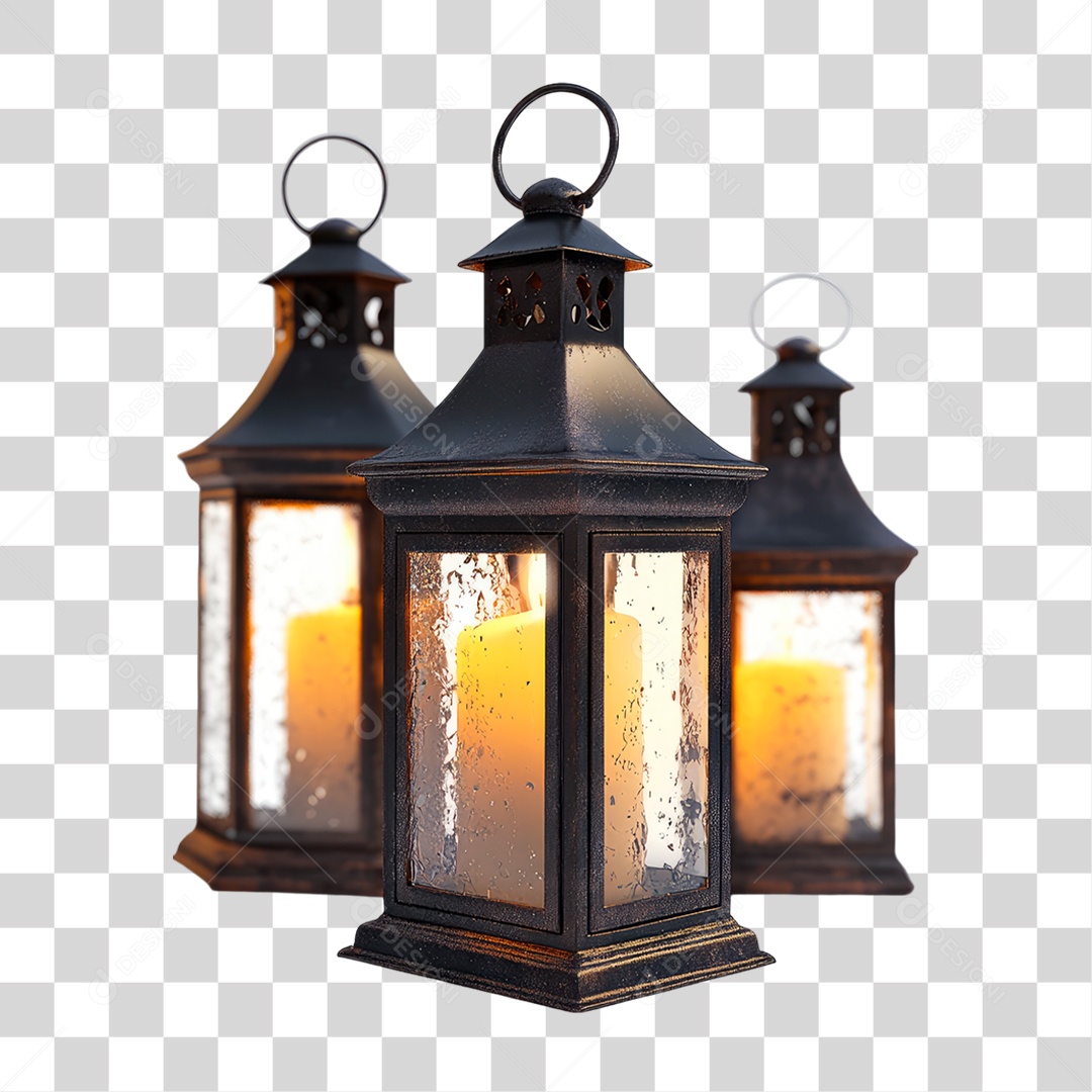 Lanternas Islâmica PNG Transparente