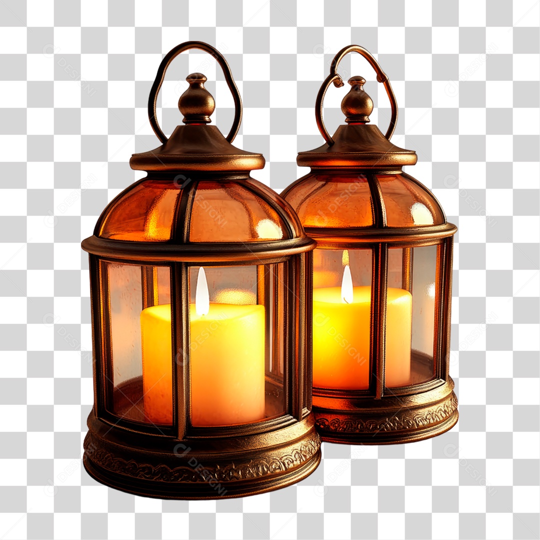 Lanternas Islâmica PNG Transparente