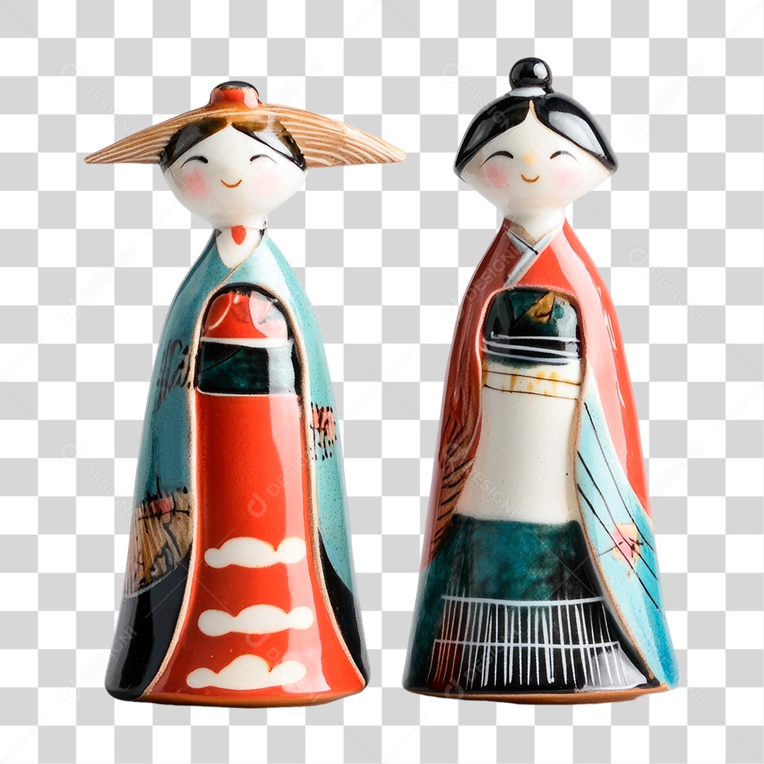 Estatuetas de Cerâmica PNG Transparente