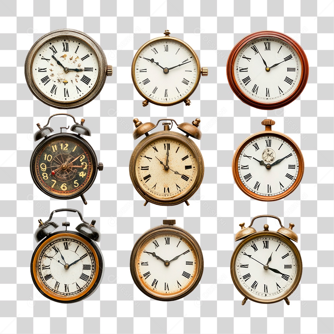 Relógios PNG Transparente