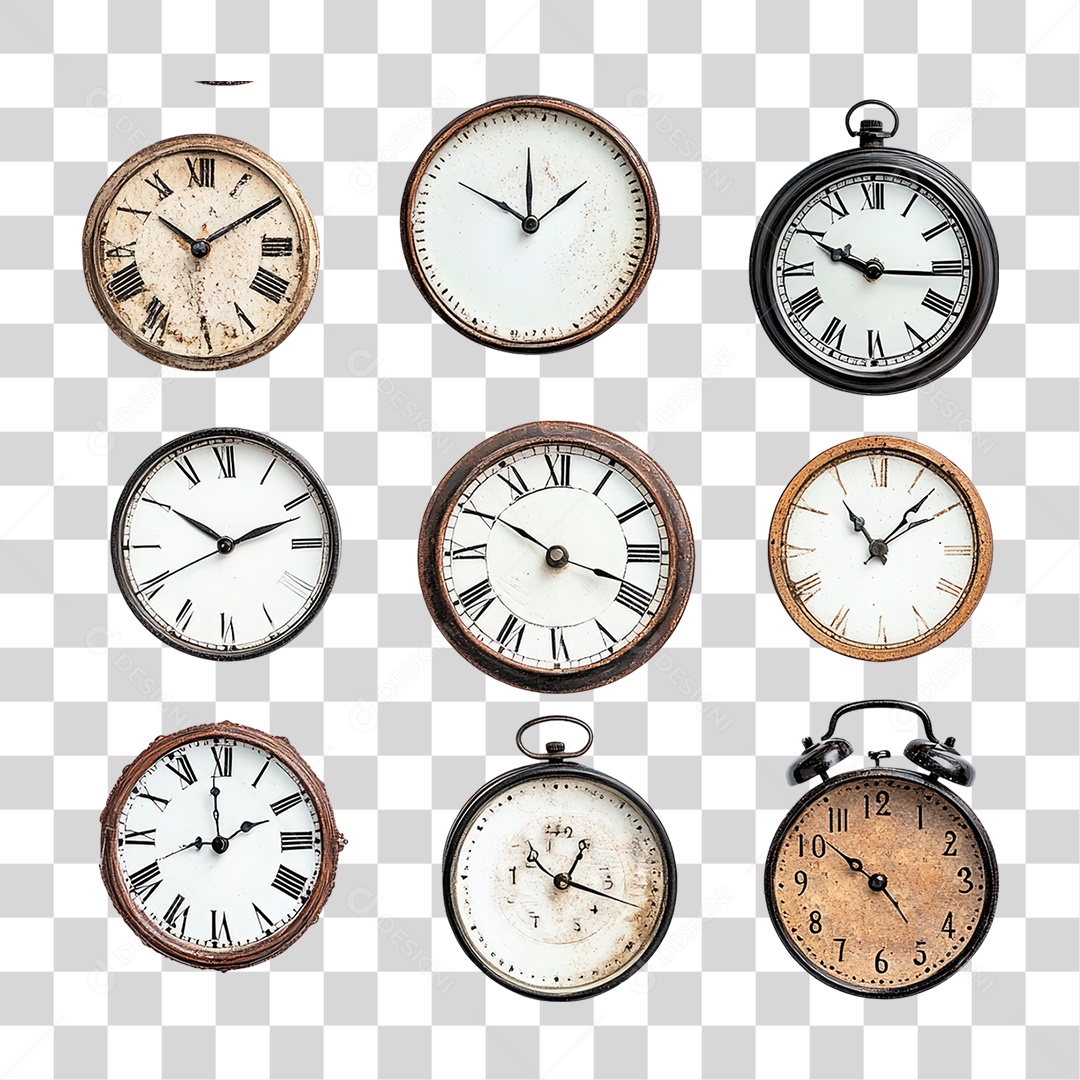Relógios PNG Transparente