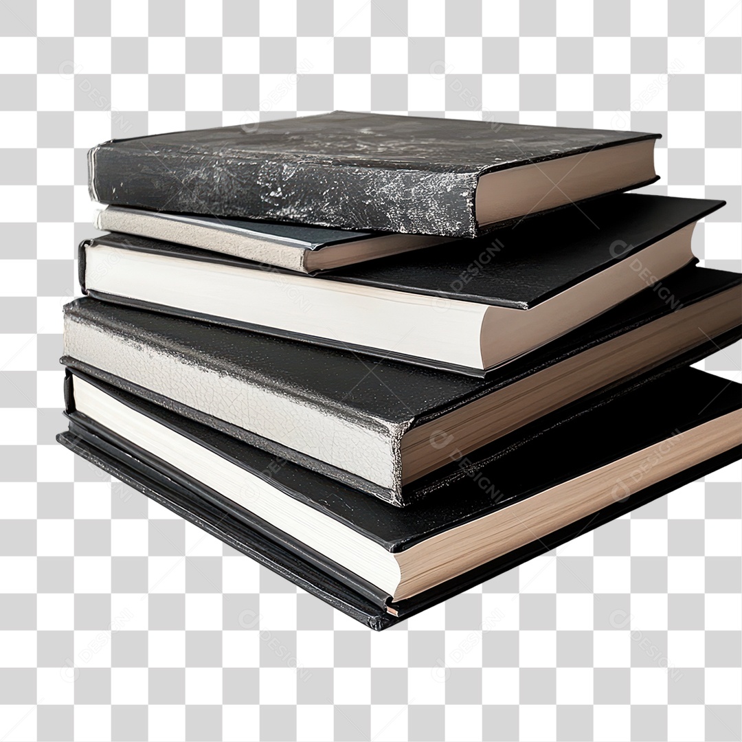 Pilha de Livros PNG Transparente