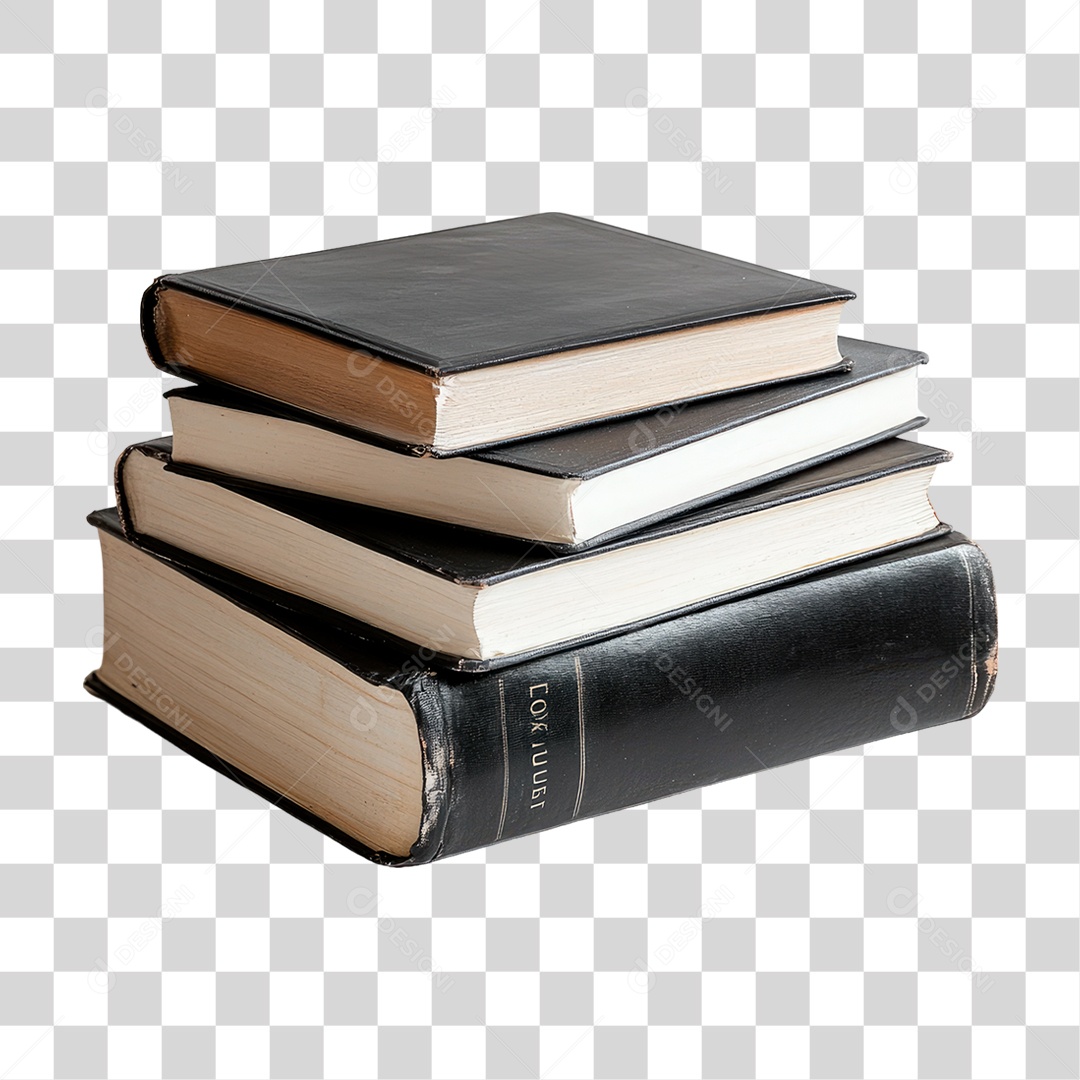 Pilha de Livros PNG Transparente