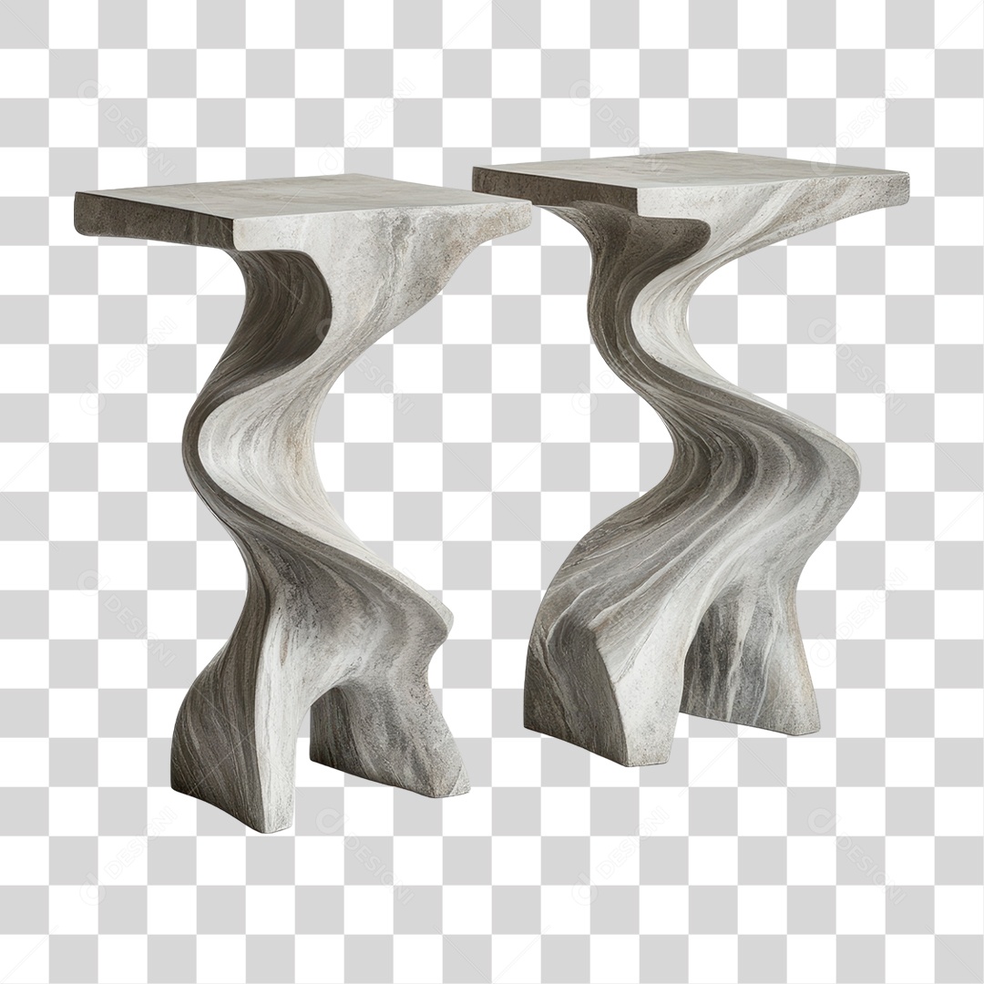 Mesa Cinza PNG Transparente