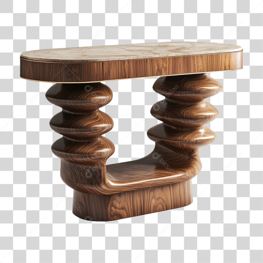 Mesa de Madeira PNG Transparente