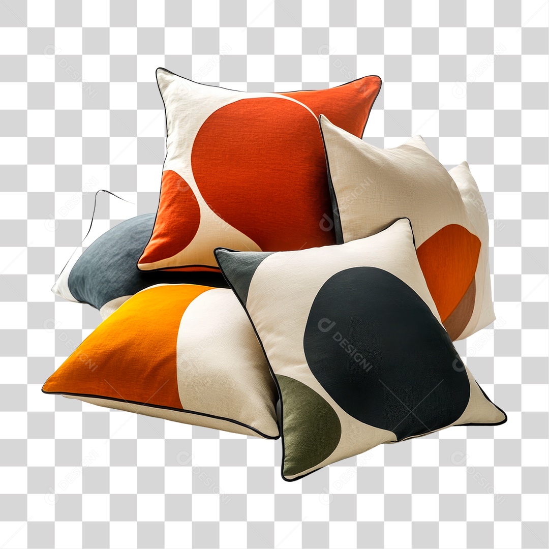 Travesseiros Colorido PNG Transparente