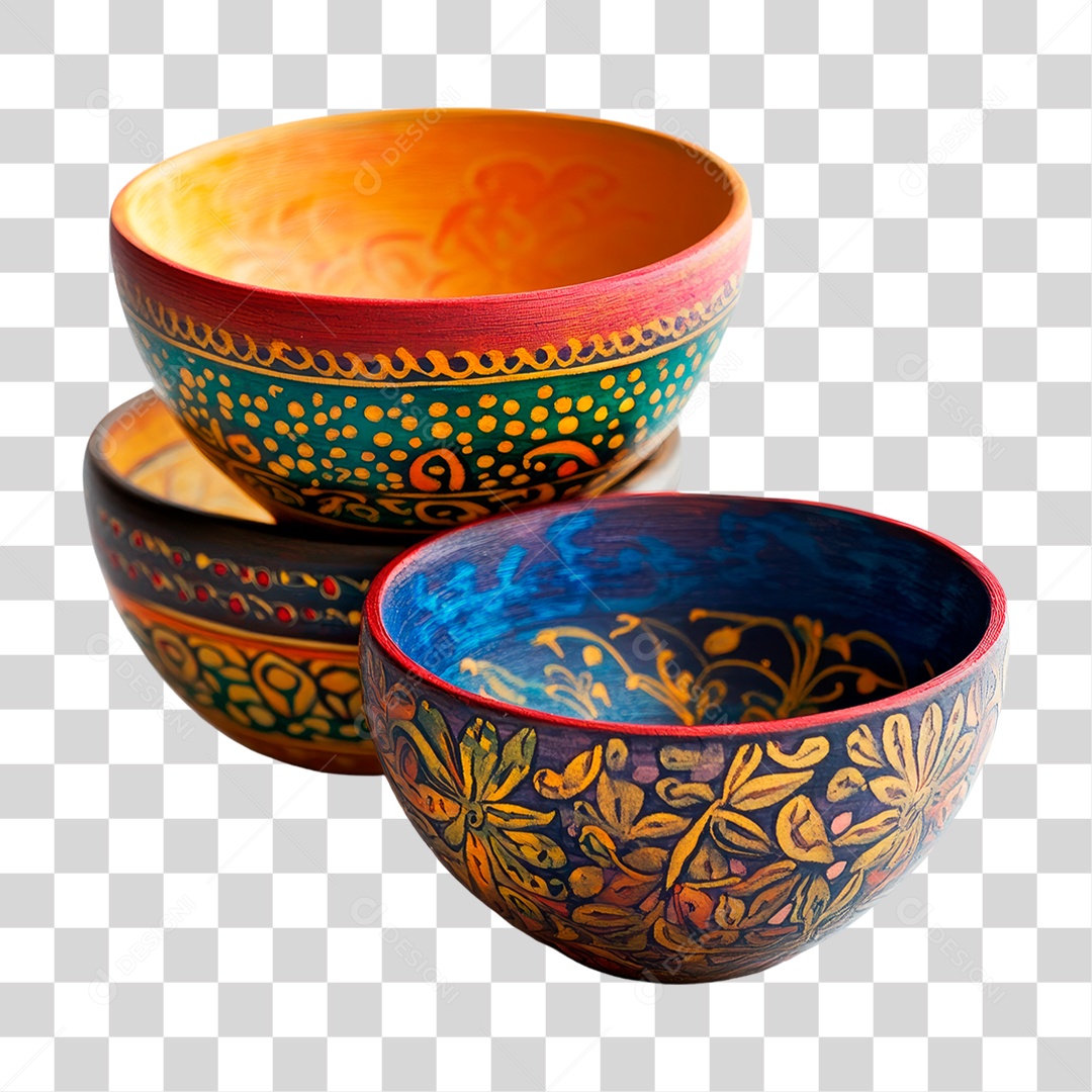 Tigelas de Cerâmica PNG Transparente