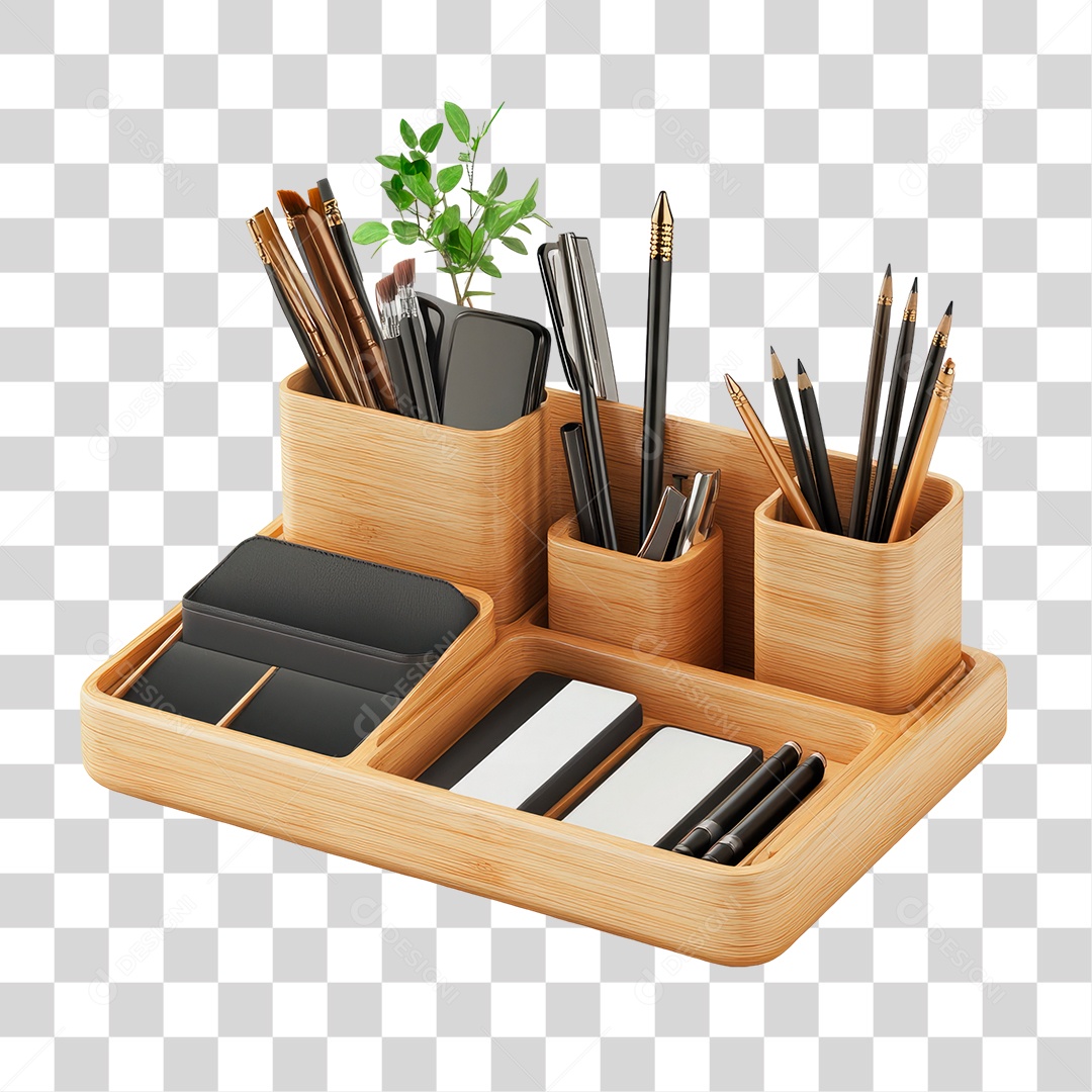 Organizador de Mesa PNG Transparente