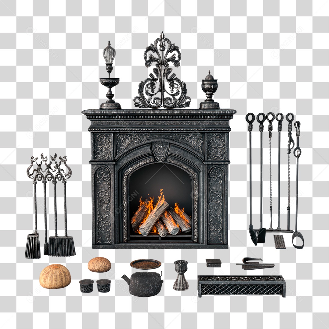 Lareira PNG Transparente