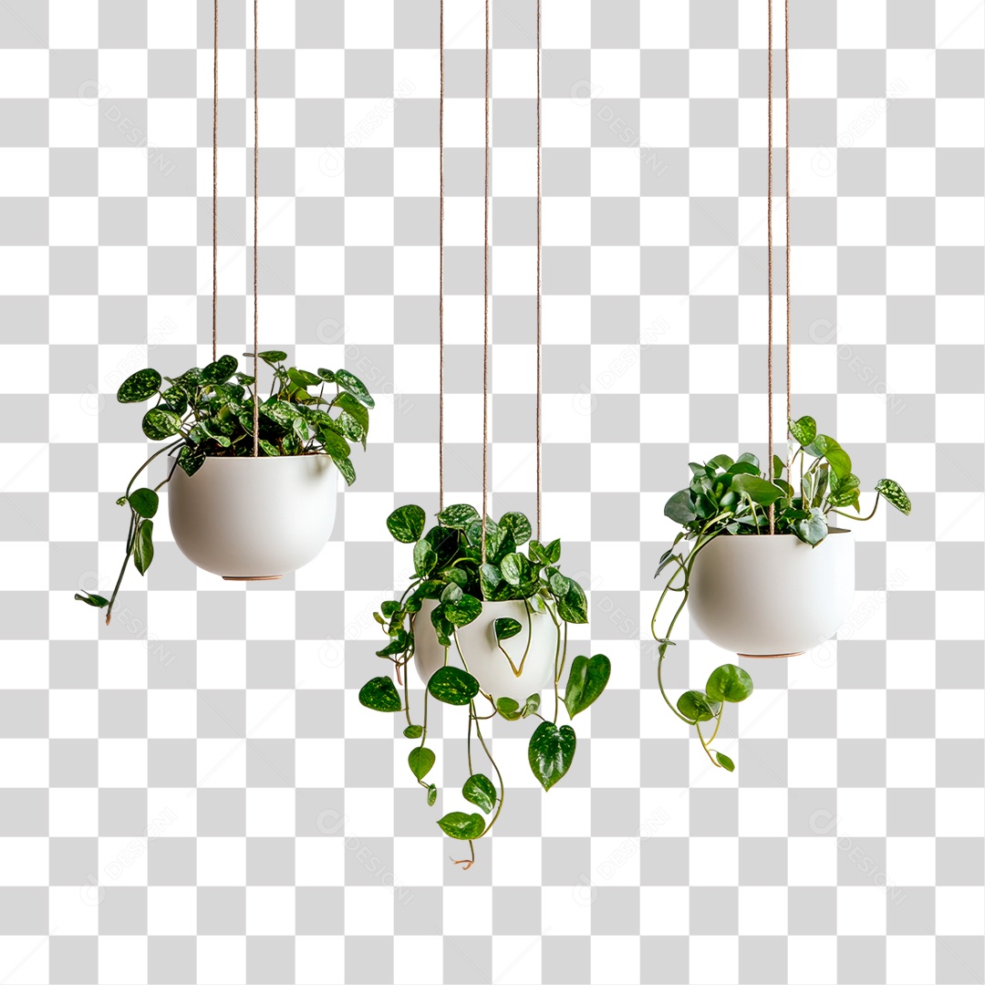 Planta Suspensa PNG Transparente