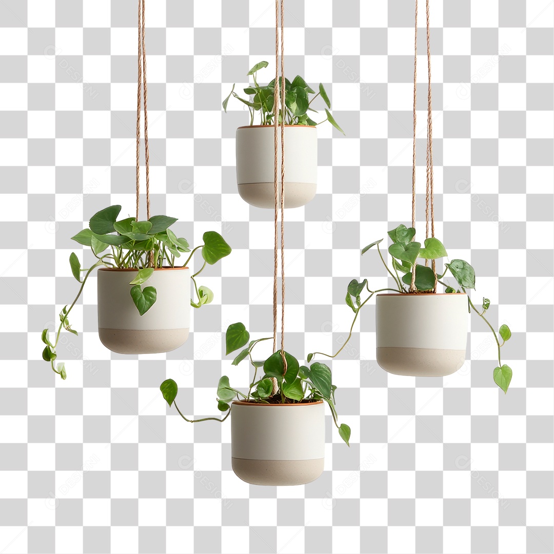 Planta Suspensa PNG Transparente