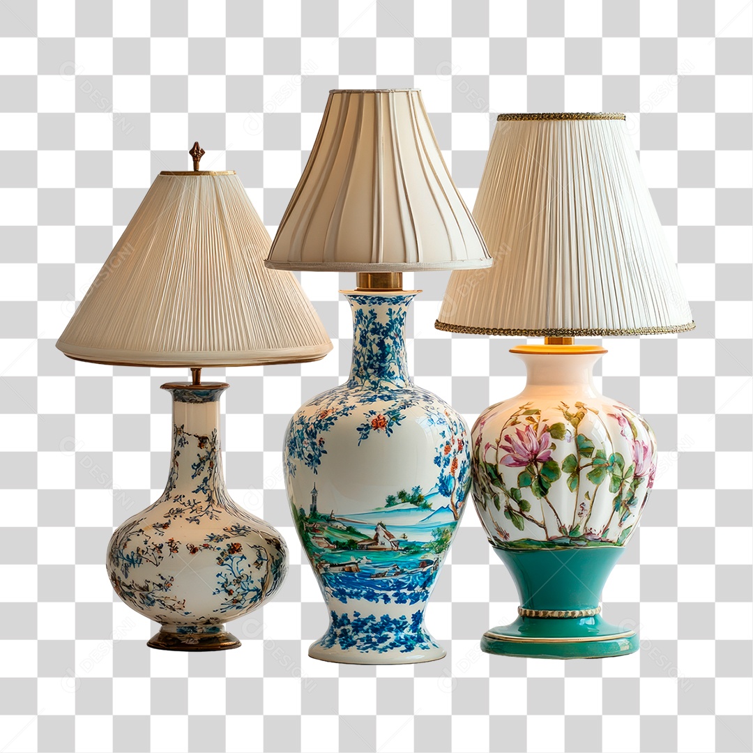 Luminária de Mesa PNG Transparente