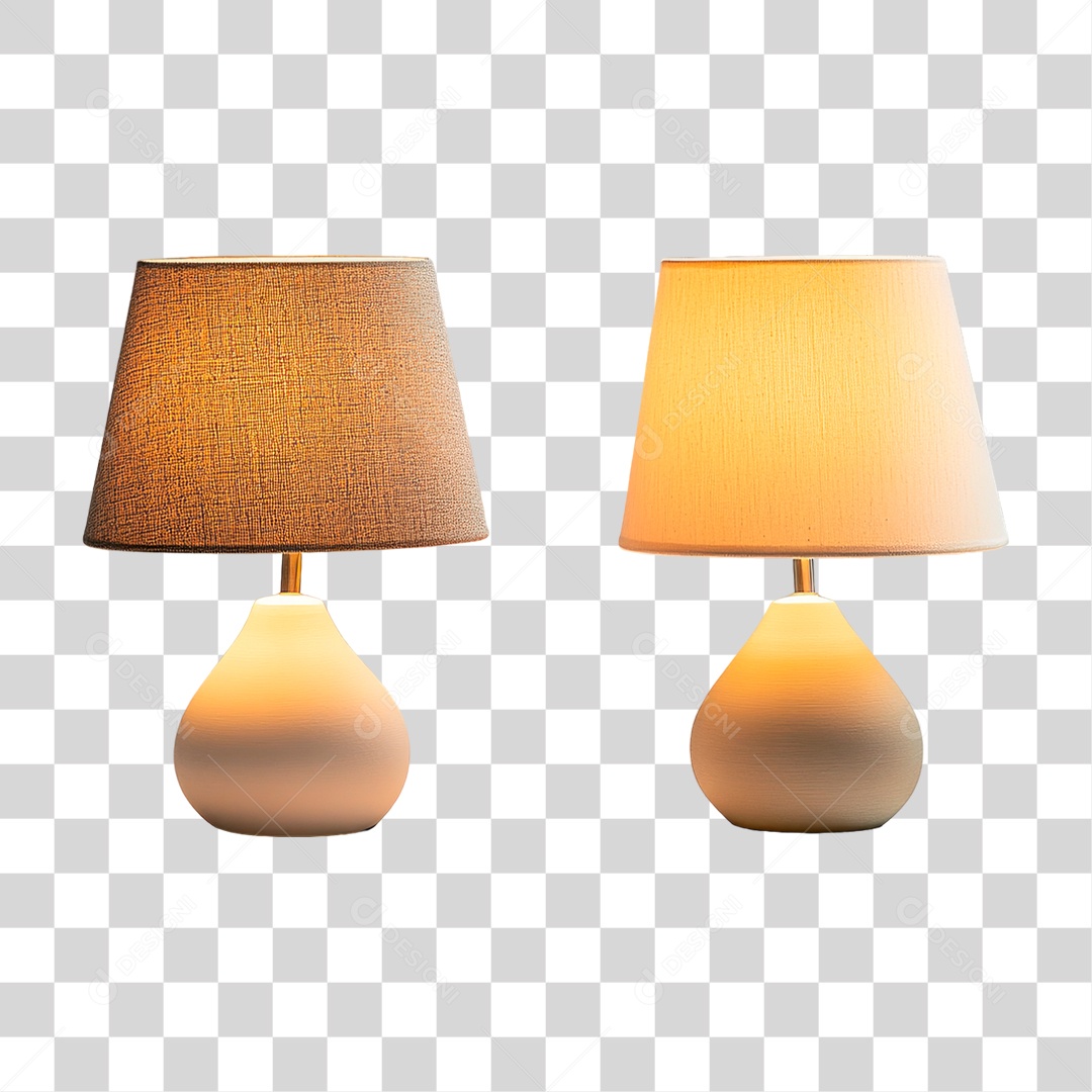 Abajur Luminária de Mesa PNG Transparente
