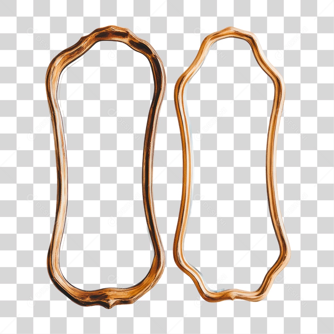 Moldura Dourada PNG Transparente