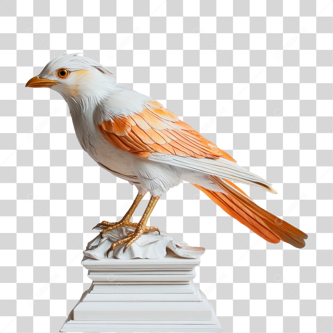 Ave Rouxinol PNG Transparente