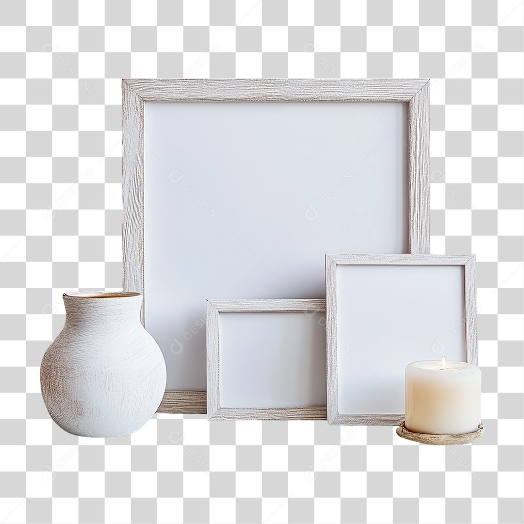 Quadros Branco PNG Transparente