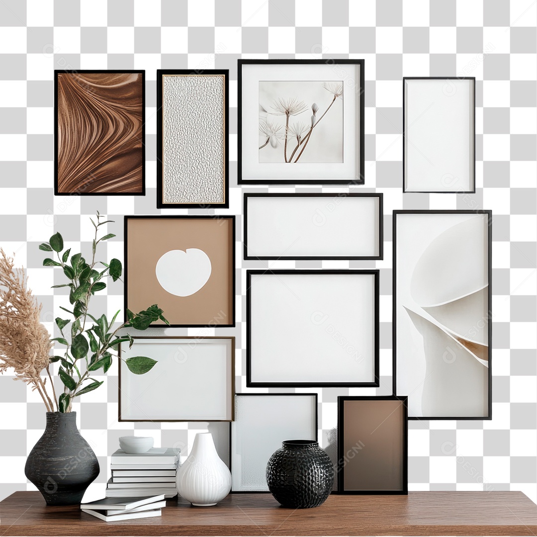 Quadros Branco PNG Transparente