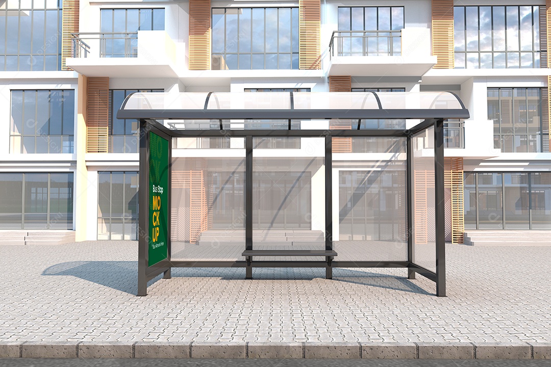 Markup de Ponto de Ônibus PSD Editável