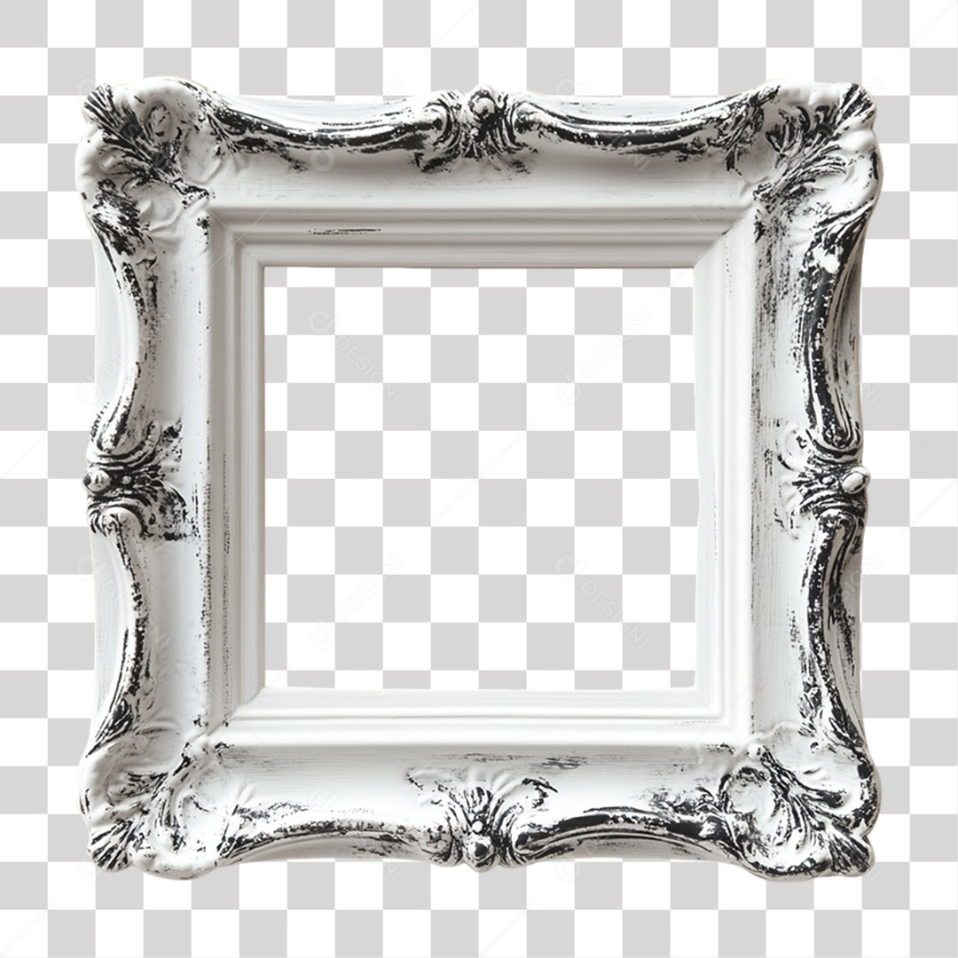 Quadro Moldura PNG Transparente