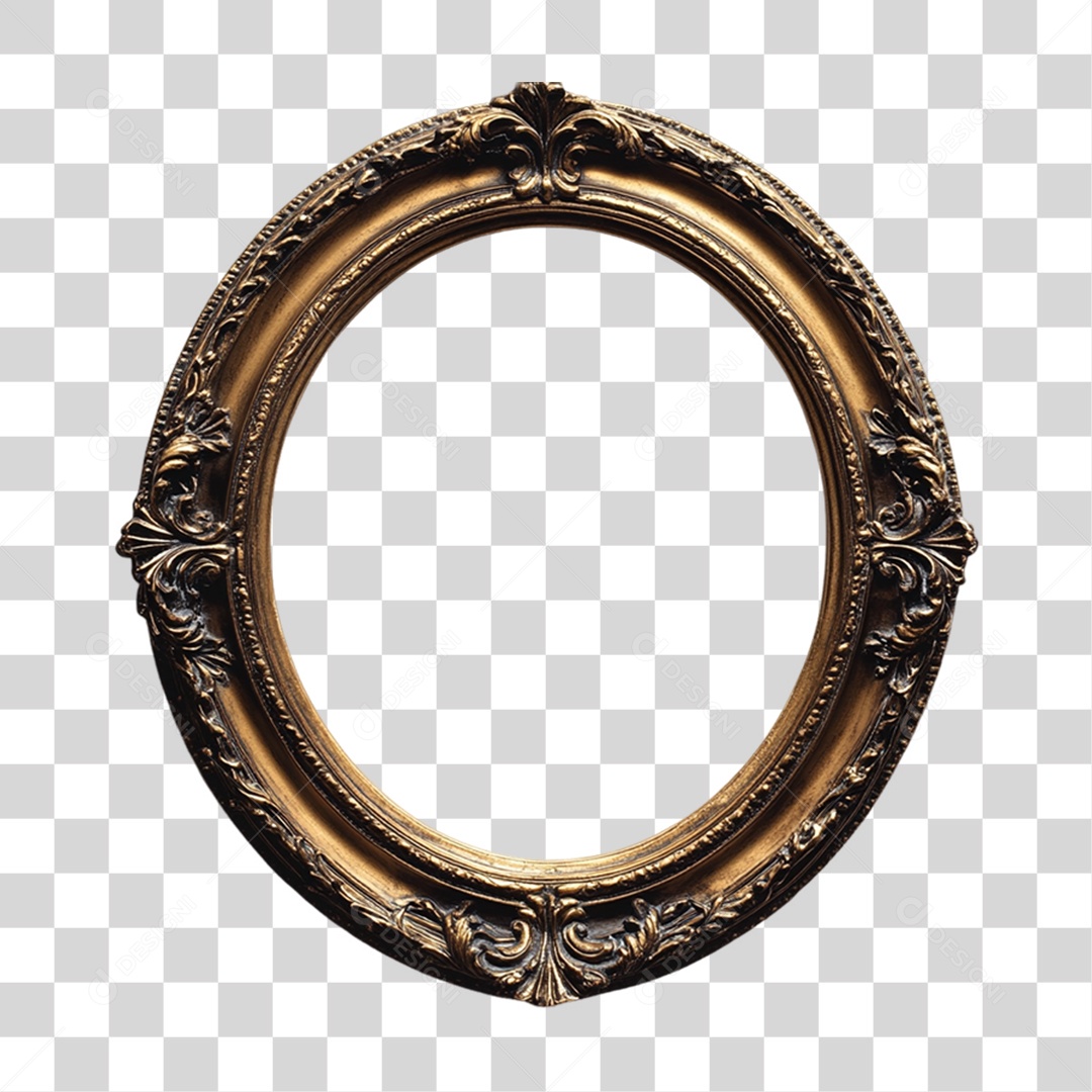 Quadro Moldura PNG Transparente
