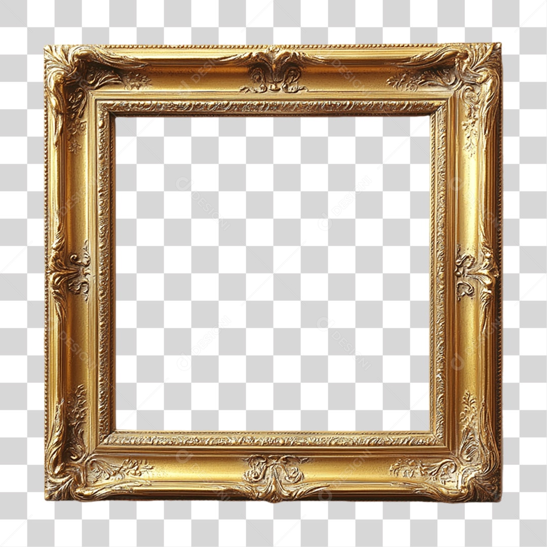 Quadro Moldura PNG Transparente
