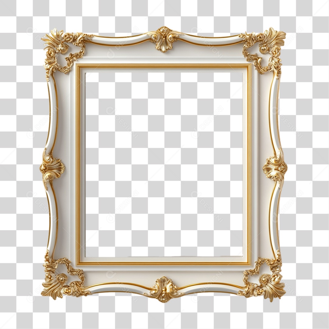 Quadro Moldura PNG Transparente