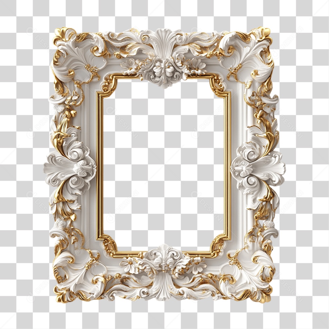 Quadro Moldura PNG Transparente