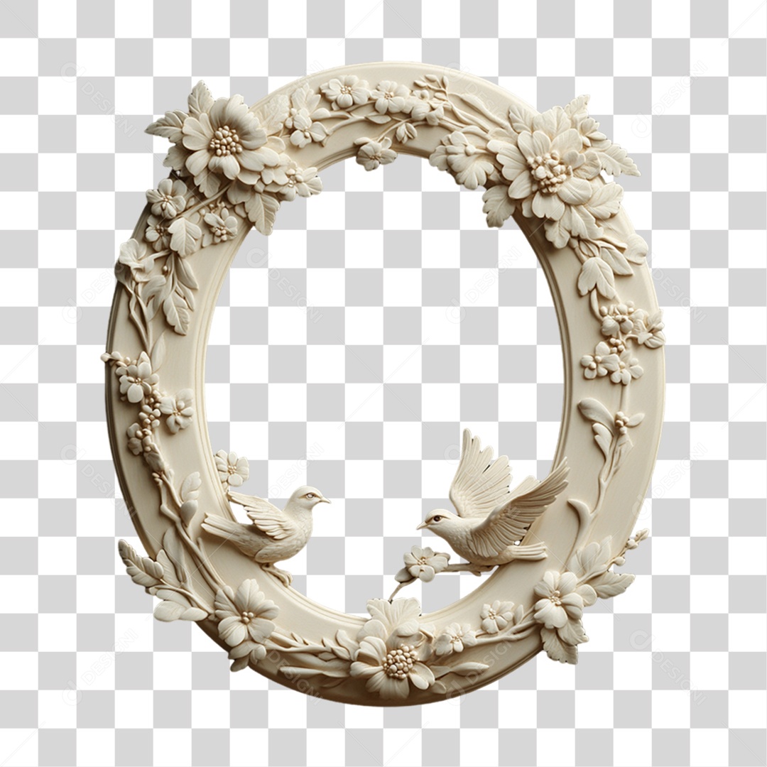 Quadro Moldura PNG Transparente