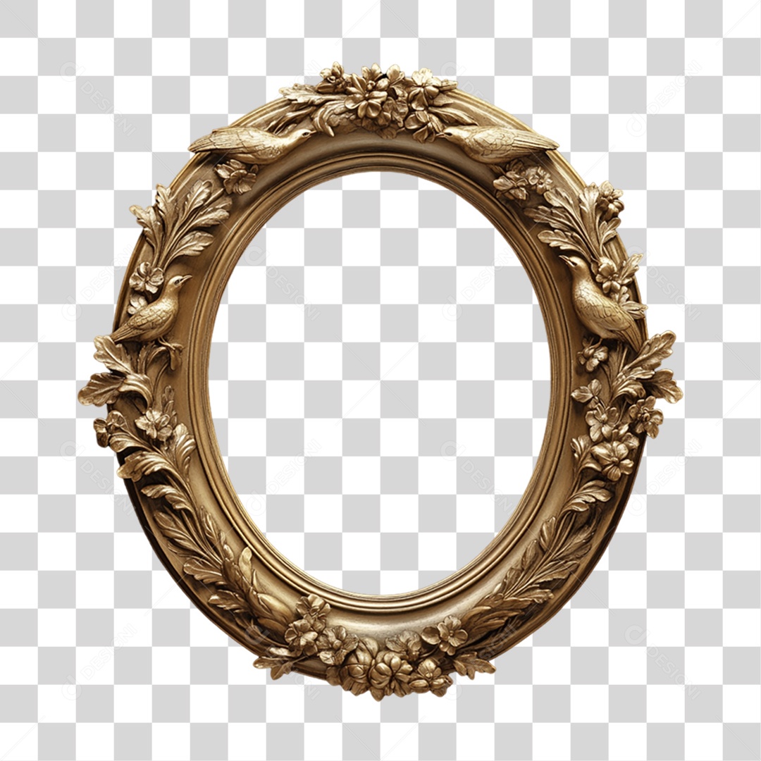 Quadro Moldura PNG Transparente