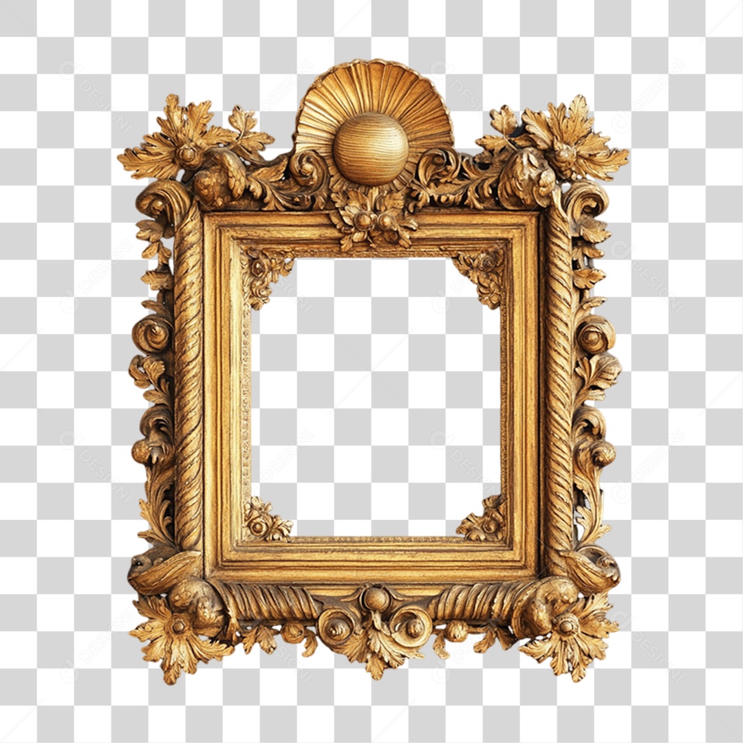 Quadro Moldura PNG Transparente