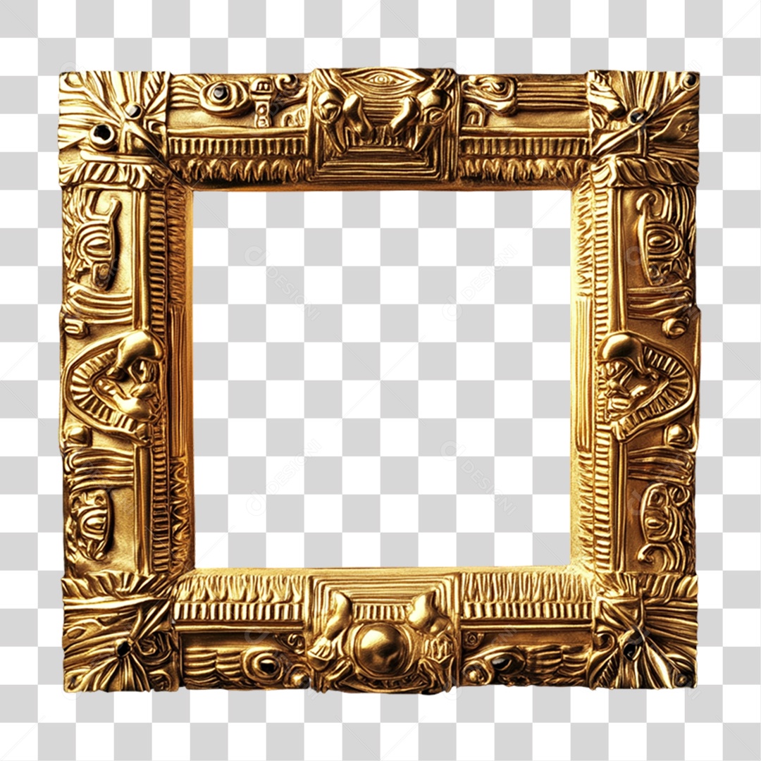 Quadro Moldura PNG Transparente